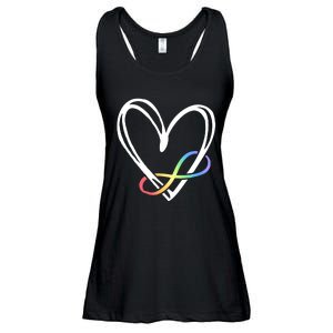 Infinity Symbol Autism Awareness Month Ladies Essential Flowy Tank