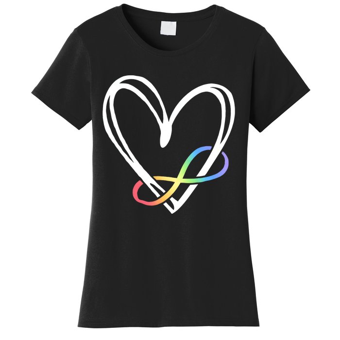 Infinity Symbol Autism Awareness Month Women's T-Shirt