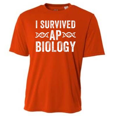 I Survived Ap Biology Ap Bio Exam High School Funny Ap Bio Biology Class Cooling Performance Crew T-Shirt