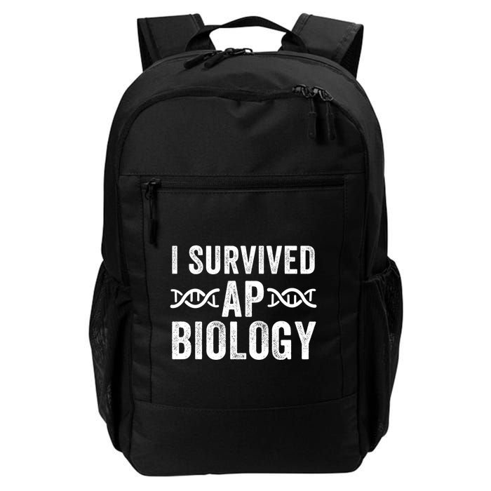 I Survived Ap Biology Ap Bio Exam High School Funny Ap Bio Biology Class Backpack