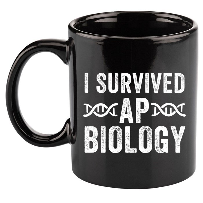 I Survived Ap Biology Ap Bio Exam High School Funny Ap Bio Biology Class 11oz C Handle Ceramic Mug