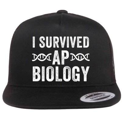 I Survived Ap Biology Ap Bio Exam High School Funny Ap Bio Biology Class Flatbill Hat