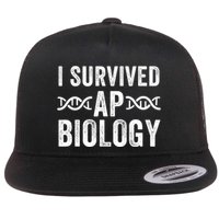 I Survived Ap Biology Ap Bio Exam High School Funny Ap Bio Biology Class Flatbill Hat