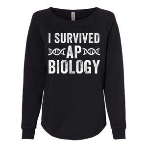 I Survived Ap Biology Ap Bio Exam High School Funny Ap Bio Biology Class Womens California Wash Sweatshirt