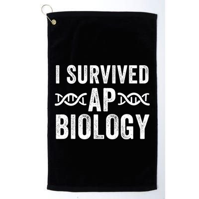 I Survived Ap Biology Ap Bio Exam High School Funny Ap Bio Biology Class Golf Towel