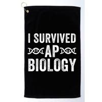 I Survived Ap Biology Ap Bio Exam High School Funny Ap Bio Biology Class Golf Towel