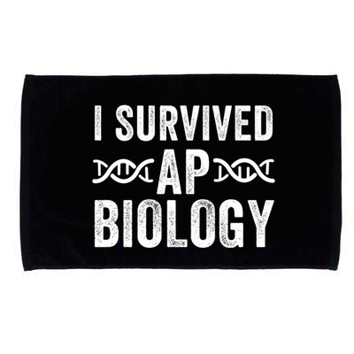 I Survived Ap Biology Ap Bio Exam High School Funny Ap Bio Biology Class Microfiber Hand Towel