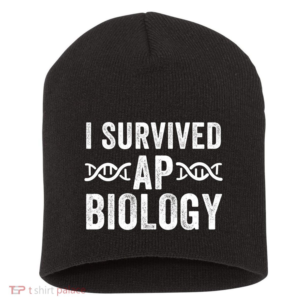 I Survived Ap Biology Ap Bio Exam High School Funny Ap Bio Biology Class Short Acrylic Beanie
