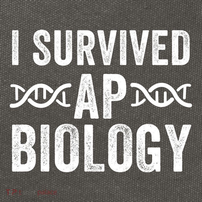 I Survived Ap Biology Ap Bio Exam High School Funny Ap Bio Biology Class Cotton Canvas Backpack