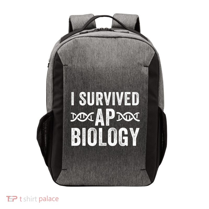 I Survived Ap Biology Ap Bio Exam High School Funny Ap Bio Biology Class Vector Backpack