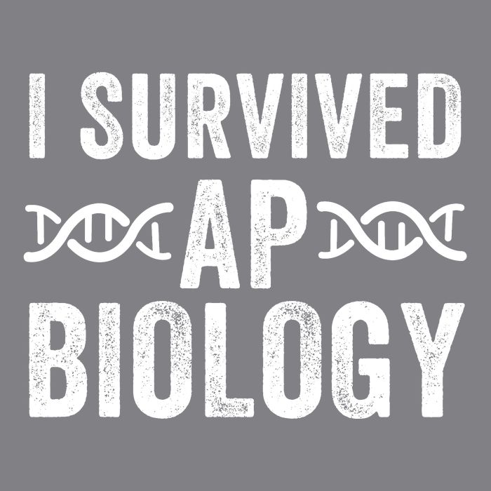 I Survived Ap Biology Ap Bio Exam High School Funny Ap Bio Biology Class T-Shirt