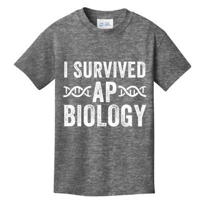 I Survived Ap Biology Ap Bio Exam High School Funny Ap Bio Biology Class Kids T-Shirt