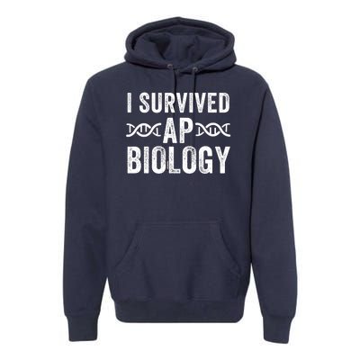 I Survived Ap Biology Ap Bio Exam High School Funny Ap Bio Biology Class Premium Hoodie