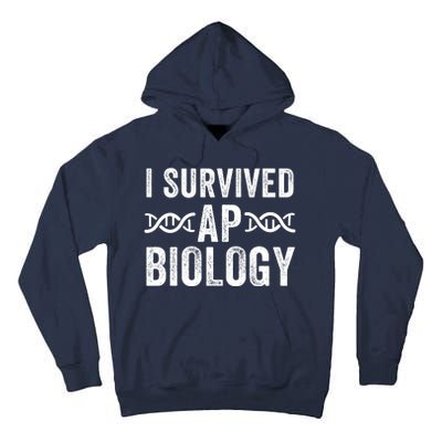 I Survived Ap Biology Ap Bio Exam High School Funny Ap Bio Biology Class Tall Hoodie