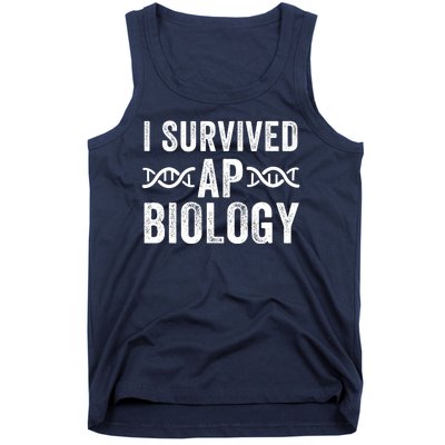 I Survived Ap Biology Ap Bio Exam High School Funny Ap Bio Biology Class Tank Top