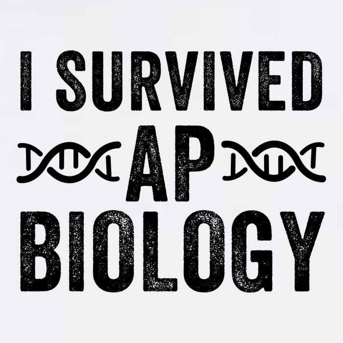 I Survived Ap Biology Ap Bio Exam High School Funny Ap Bio Biology Class Garment-Dyed Sweatshirt