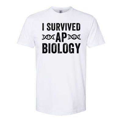 I Survived Ap Biology Ap Bio Exam High School Funny Ap Bio Biology Class Softstyle CVC T-Shirt