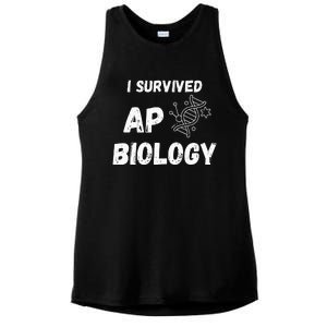 I Survived Ap Biology Ap Bio Exam Ladies PosiCharge Tri-Blend Wicking Tank