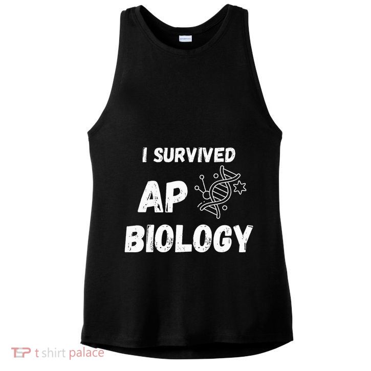 I Survived Ap Biology Ap Bio Exam Ladies PosiCharge Tri-Blend Wicking Tank