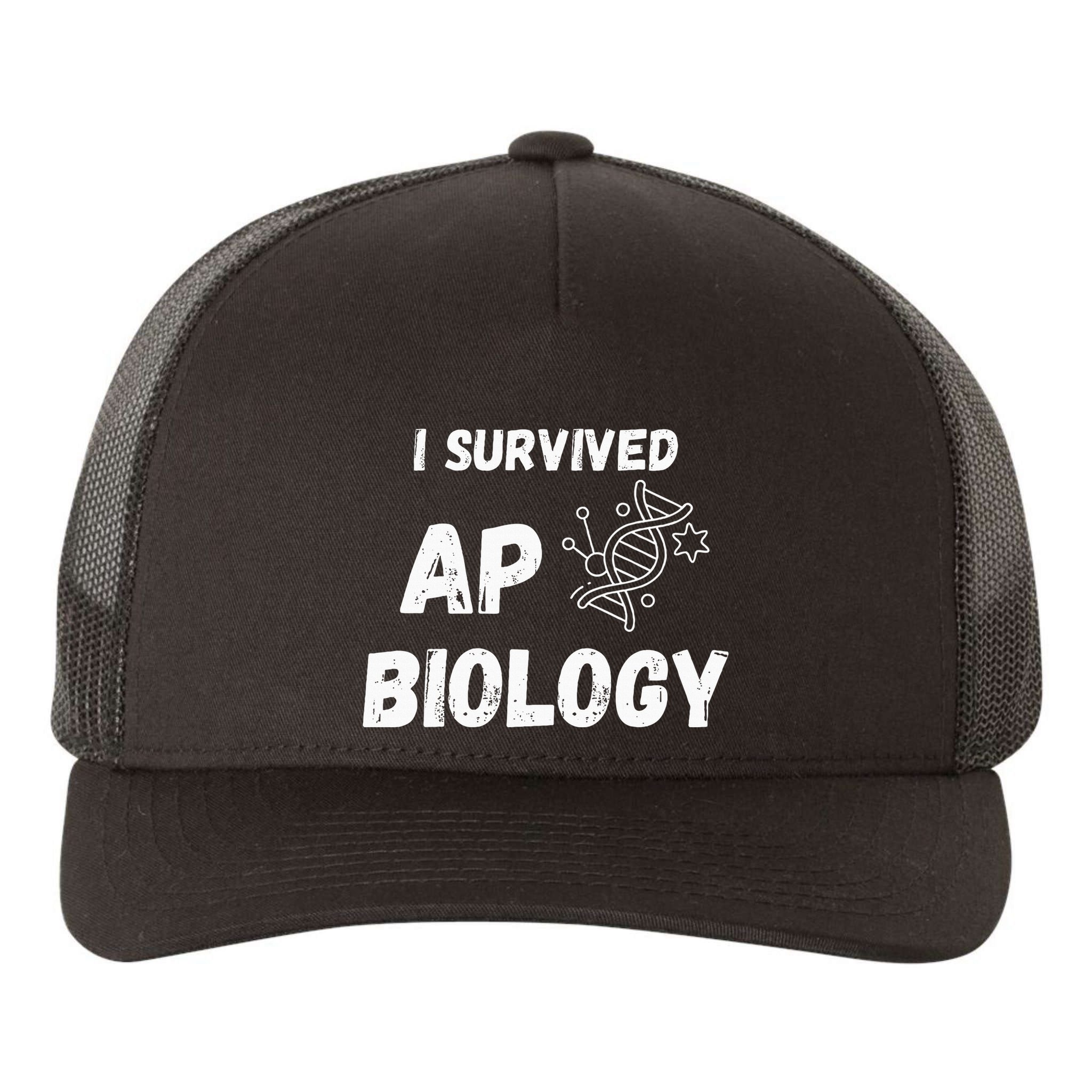 I Survived Ap Biology Ap Bio Exam Yupoong Adult 5-Panel Trucker Hat