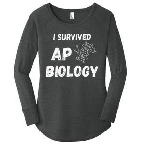 I Survived Ap Biology Ap Bio Exam Women's Perfect Tri Tunic Long Sleeve Shirt