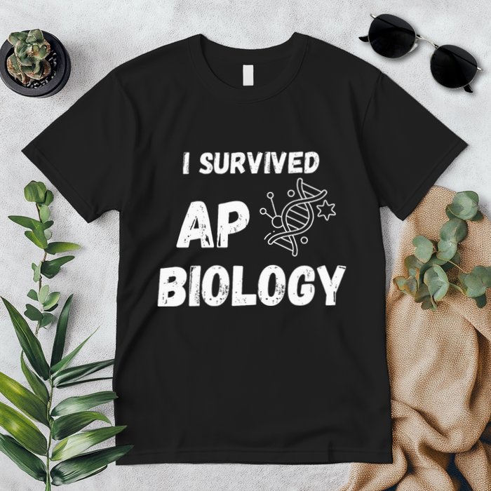 I Survived Ap Biology Ap Bio Exam Premium T-Shirt