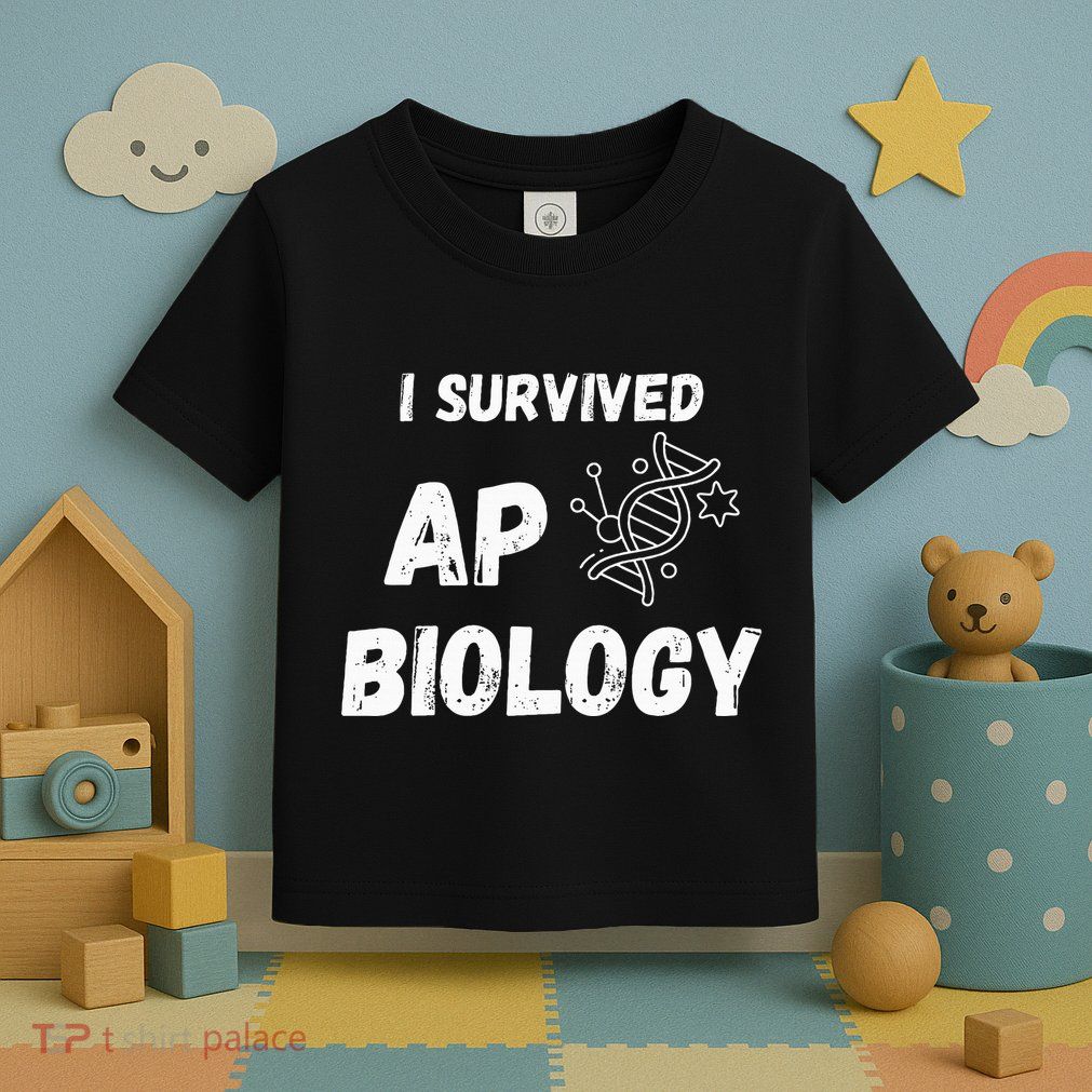 I Survived Ap Biology Ap Bio Exam Toddler T-Shirt