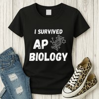 I Survived Ap Biology Ap Bio Exam Womens T-Shirt