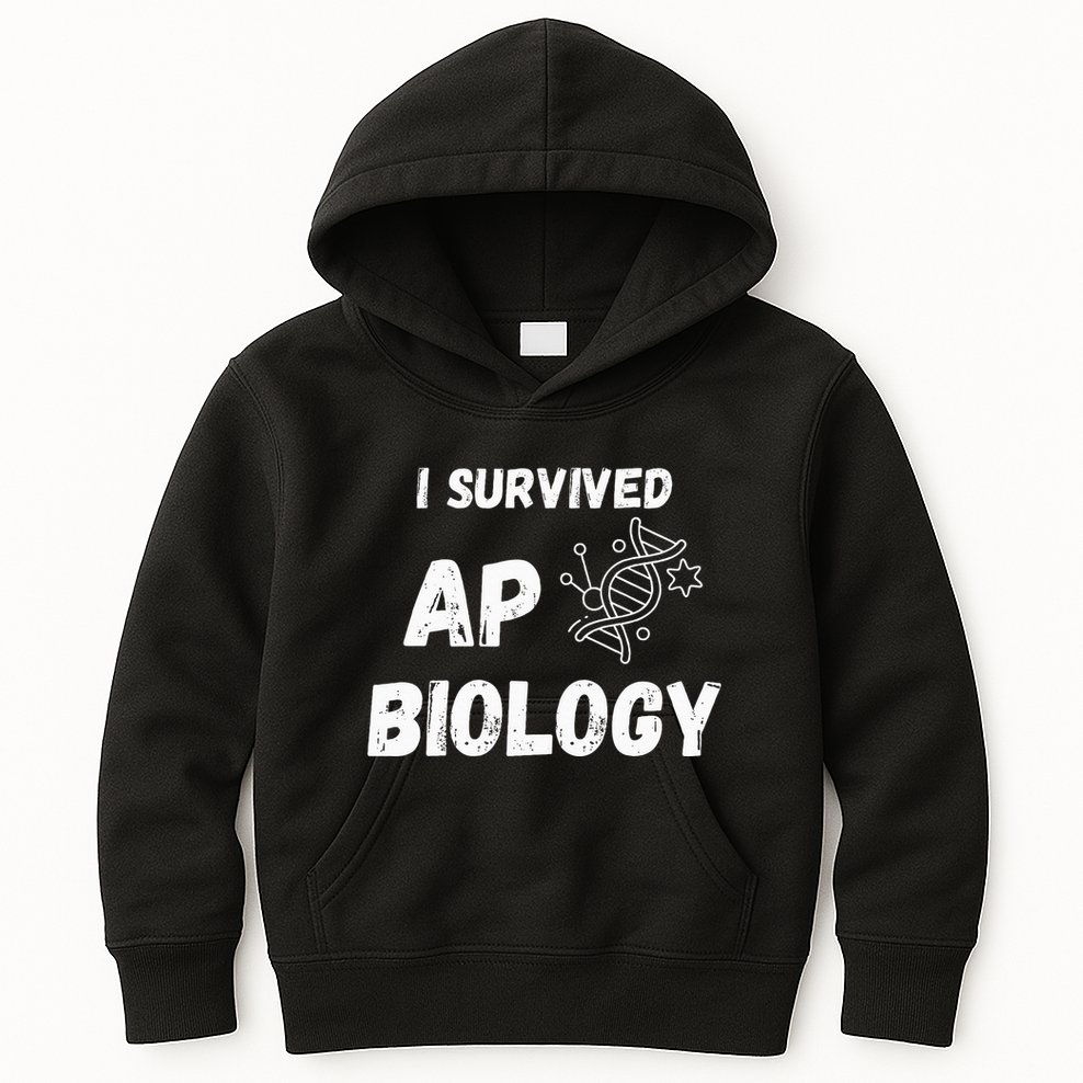 I Survived Ap Biology Ap Bio Exam Kids Hoodie