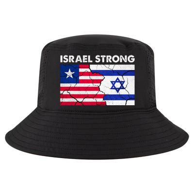 Israel Strong American Israel Flag Stand With Israel Cool Comfort Performance Bucket Hat