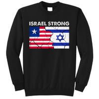 Israel Strong American Israel Flag Stand With Israel Sweatshirt