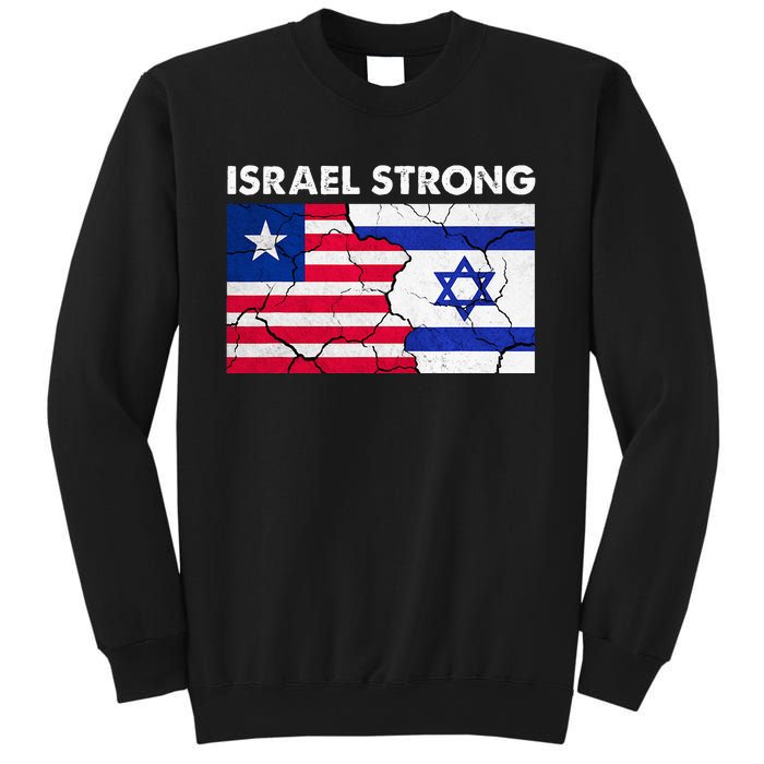 Israel Strong American Israel Flag Stand With Israel Sweatshirt