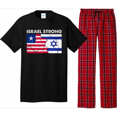 Israel Strong American Israel Flag Stand With Israel Pajama Set