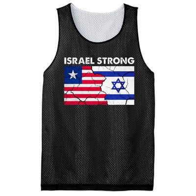 Israel Strong American Israel Flag Stand With Israel Mesh Reversible Basketball Jersey Tank