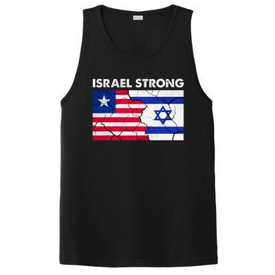 Israel Strong American Israel Flag Stand With Israel PosiCharge Competitor Tank