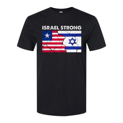 Israel Strong American Israel Flag Stand With Israel Softstyle CVC T-Shirt