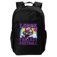 I Suck At Fantasy Football Unicorn Rainbow Loser Daily Commute Backpack