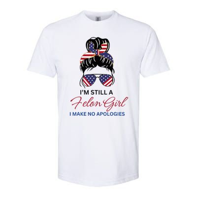 IM Still A Felon Girl 2024 Funny Election Softstyle® CVC T-Shirt