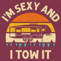 Im Sexy And I Tow It Camper RV 16oz Travel Tumbler