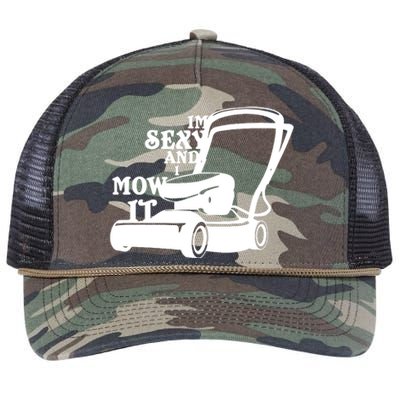 IM Sexy And I Mow It Retro Rope Trucker Hat Cap