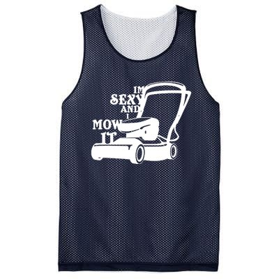 IM Sexy And I Mow It Mesh Reversible Basketball Jersey Tank