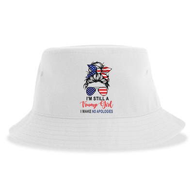IM Still A Trump Girl Make No Apologies Patriotic American Sustainable Bucket Hat
