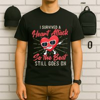 I Survived A Heart Attack Heart Attack Survivor Recovery T-Shirt