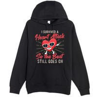 I Survived A Heart Attack Heart Attack Survivor Recovery Premium Pullover Hoodie
