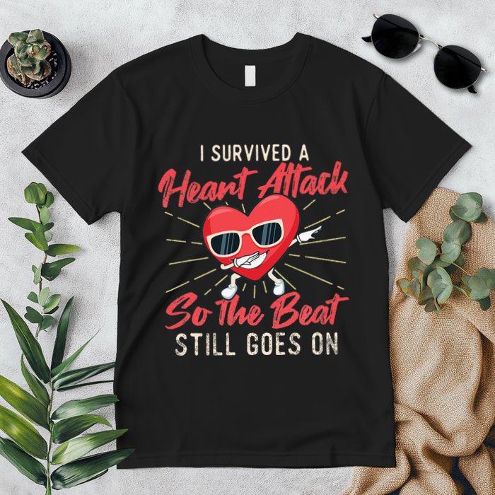 I Survived A Heart Attack Heart Attack Survivor Recovery Premium T-Shirt