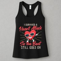 I Survived A Heart Attack Heart Attack Survivor Recovery Womens Tank Top
