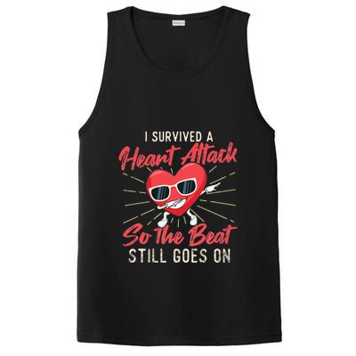 I Survived A Heart Attack Heart Attack Survivor Recovery PosiCharge Competitor Tank
