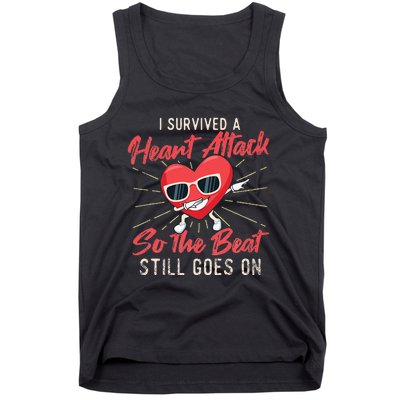 I Survived A Heart Attack Heart Attack Survivor Recovery Tank Top