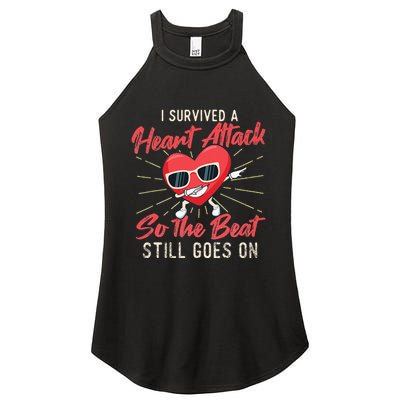 I Survived A Heart Attack Heart Attack Survivor Recovery Women's Perfect Tri Rocker Tank