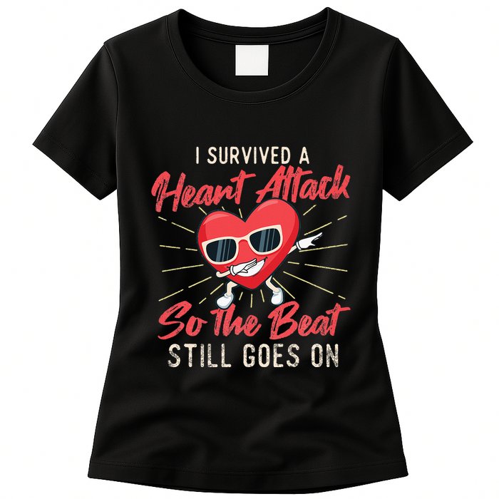 I Survived A Heart Attack Heart Attack Survivor Recovery Womens T-Shirt